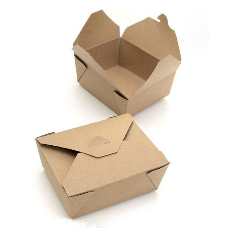 Kotak Kertas Food Grade Persegi Panjang Yang Banyak Digunakan Dengan Cetakan